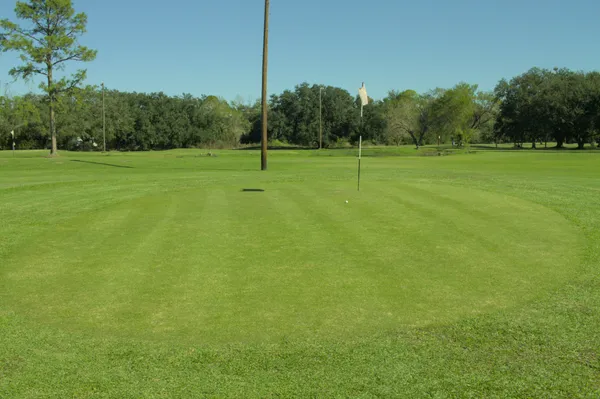 Green view of Hole 1